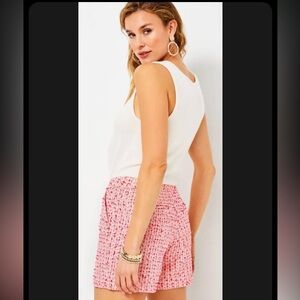Lilly Pulitzer Gretchen High Rise short in fantasy tweed